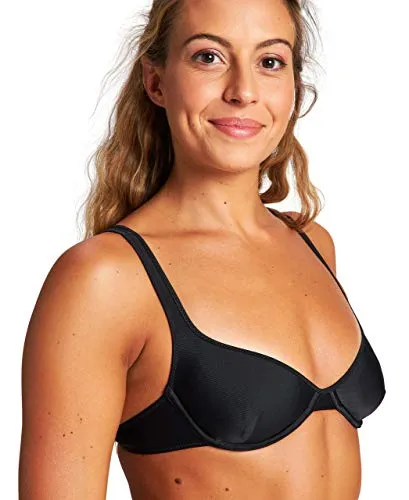 Arena Solid Bikini con Ferretto costume donna nero taglia 42 UPF 50+