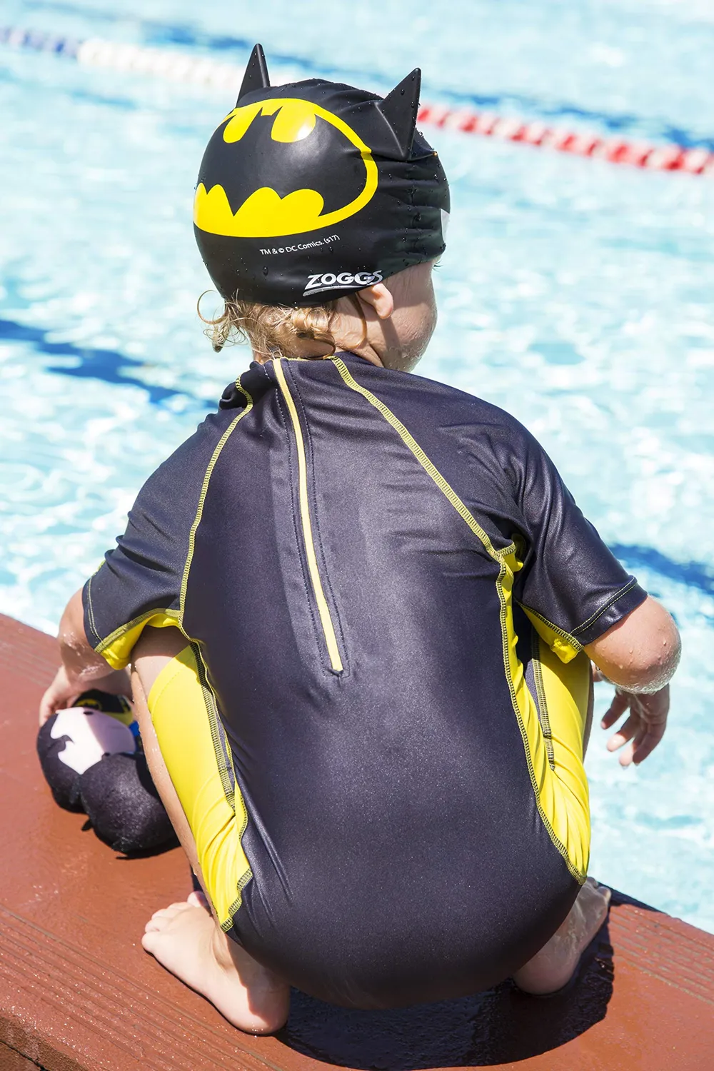 Zoggs DC Super Heroes cuffia piscina silicone 6-14 anni