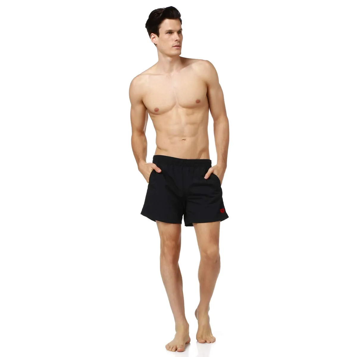 Arena Fundamentals Sides Vent Boxer costume uomo L rosso