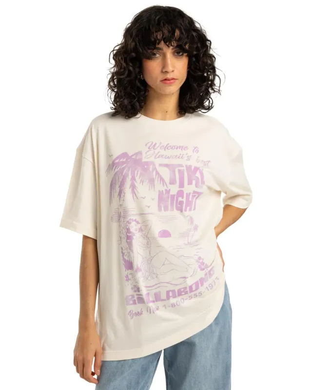 Billabong High On Life t-shirt donna L cotone 100%