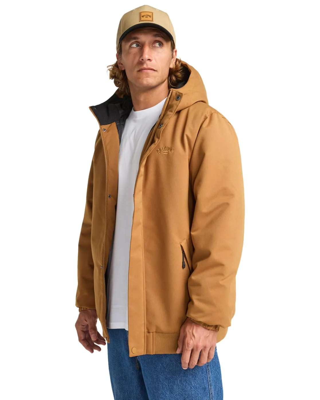 Billabong All Day Jacket parka uomo Blu Ombra impermeabile