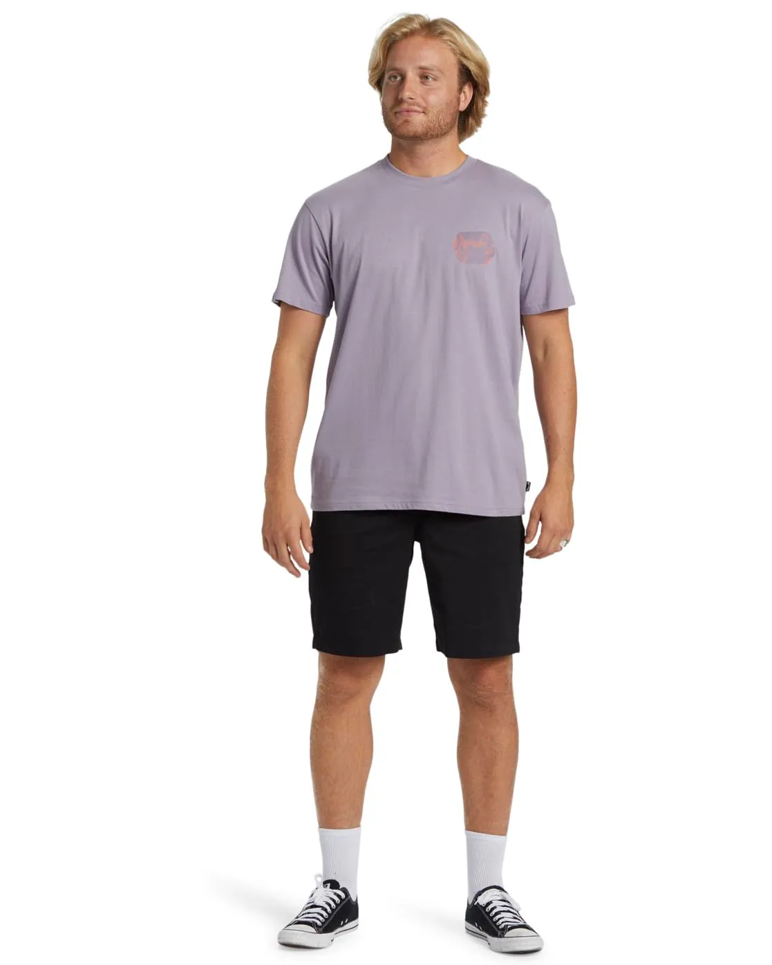 Billabong Crayon Wave SS t-shirt uomo Bianco stampa onda