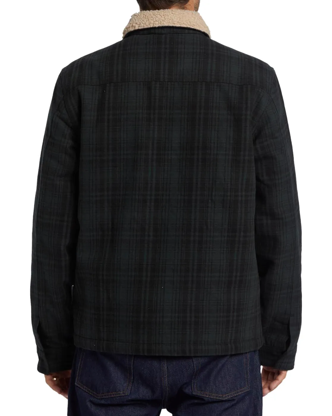 Billabong Barlow Sherpa giacca uomo marrone antivento
