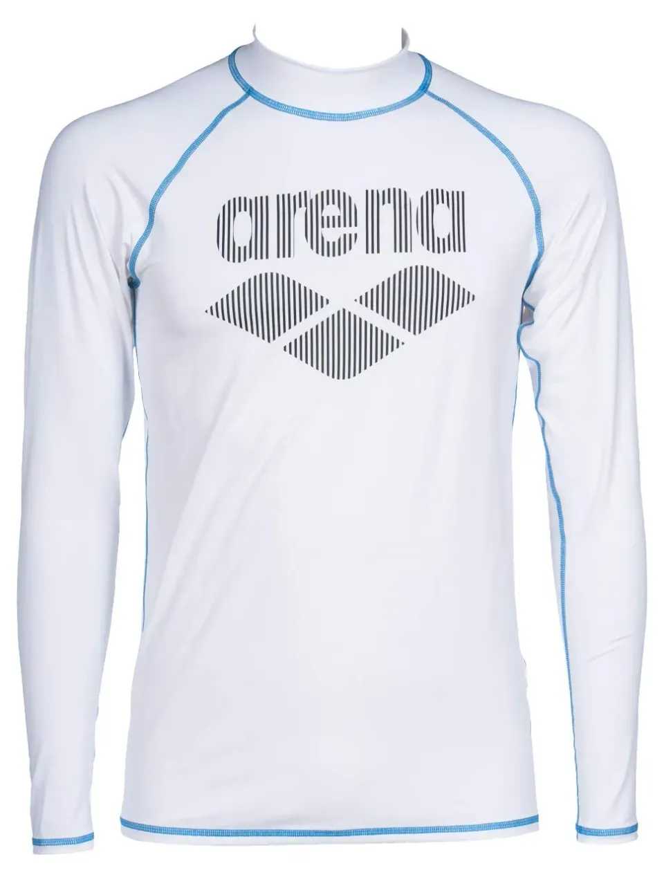 Arena Rash Maglietta UV Uomo Bianca Maniche Lunghe S