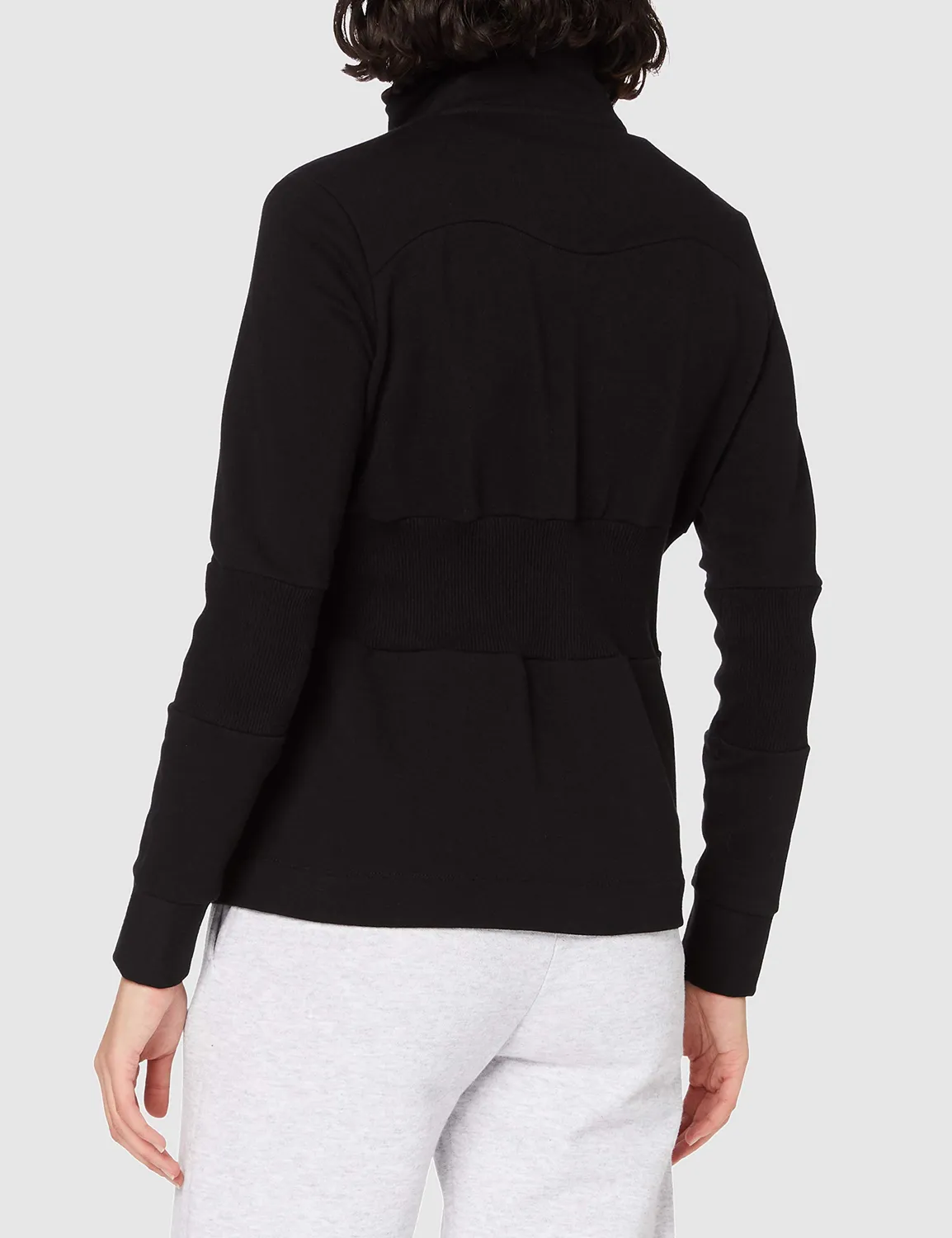 Arena Rib Insert F/Z Jacket felpa donna nera S