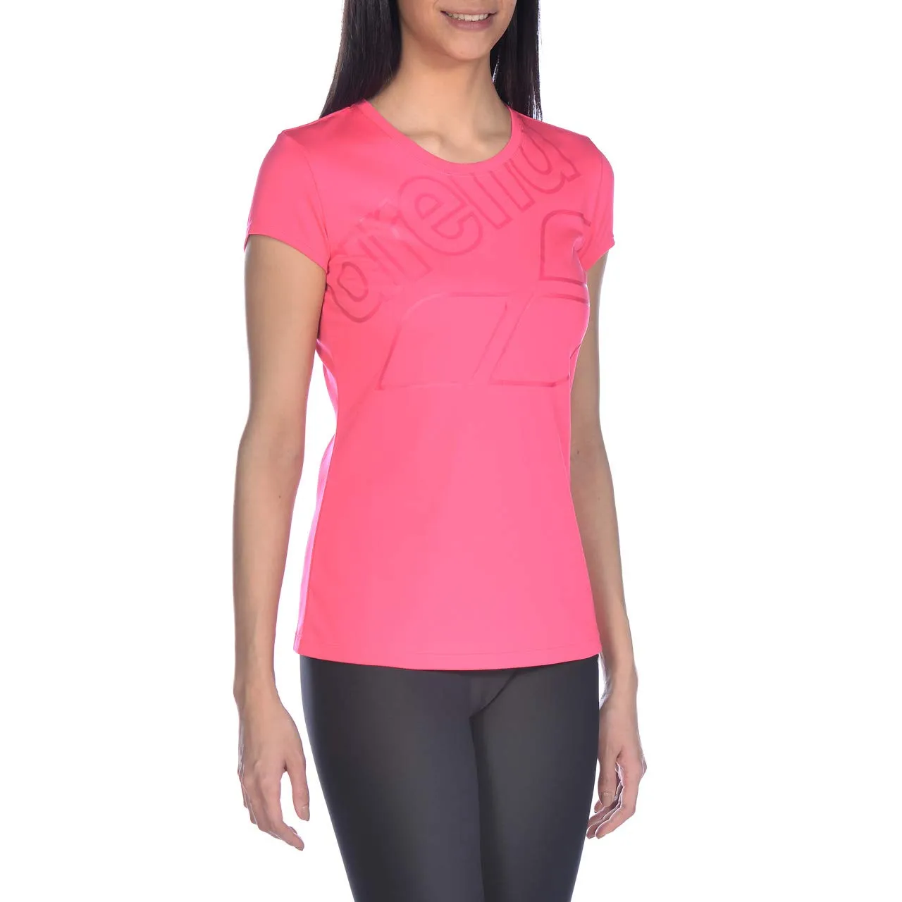 Arena Gym Logo maglia donna maniche corte cotone