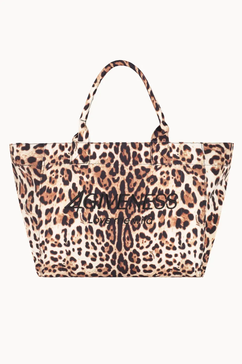 4 GIVENESS Bag Over borsa leopard polycanvas