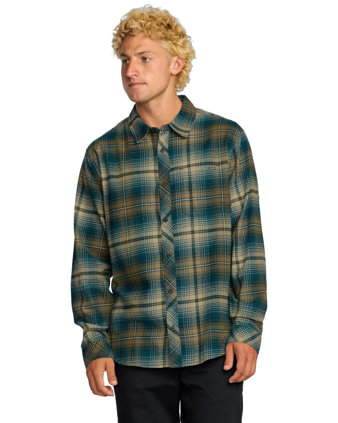Billabong Coastline Flannel t-shirt uomo flanella morbida