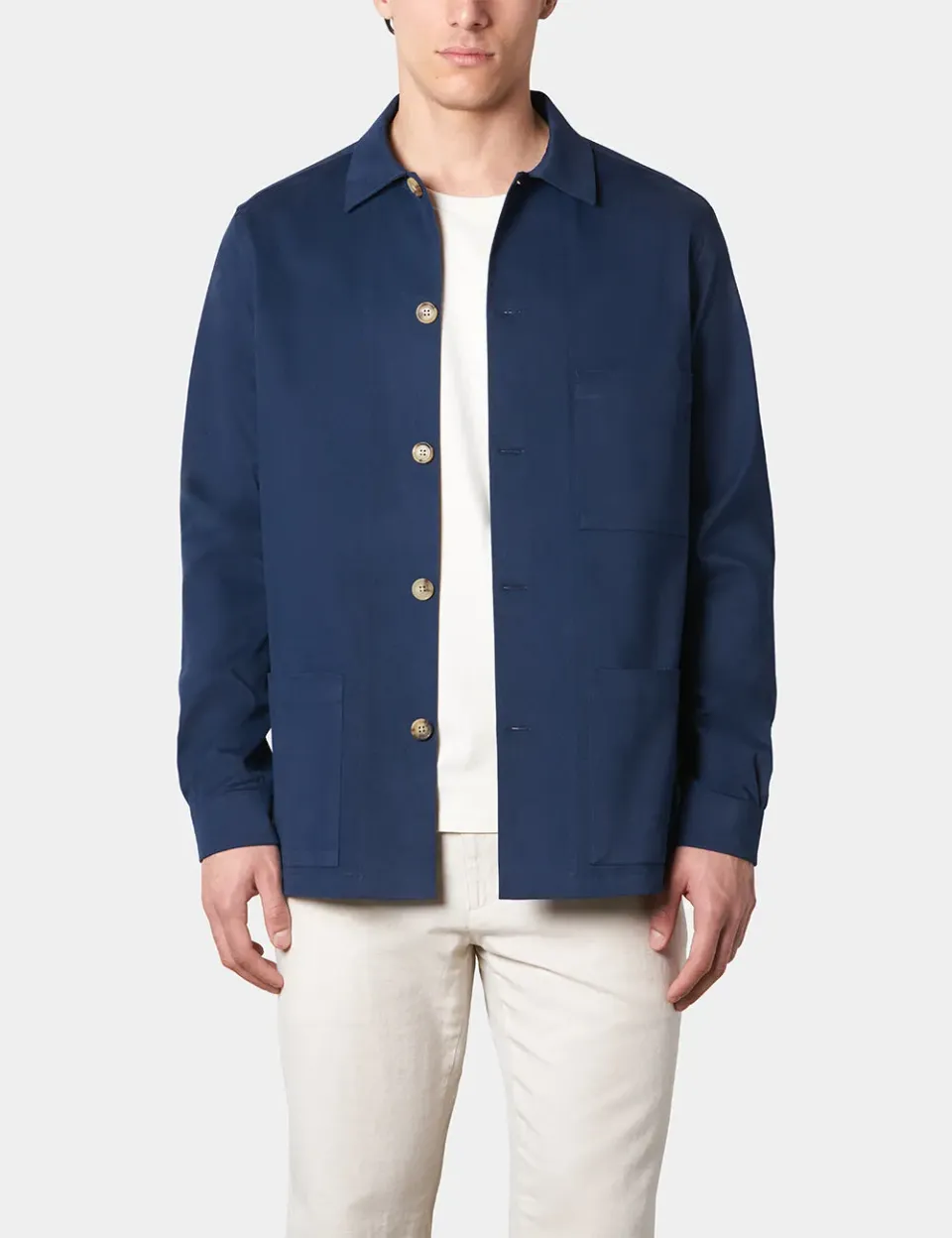 Ripa Ripa Chiaia Blu giacca uomo cotone