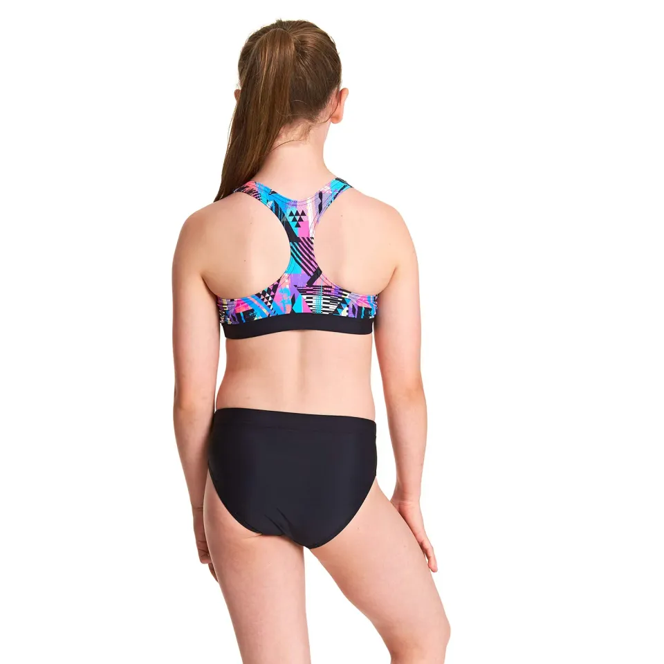 Zoggs Labrynth Muscle costume 2 pezzi spalle scoperte