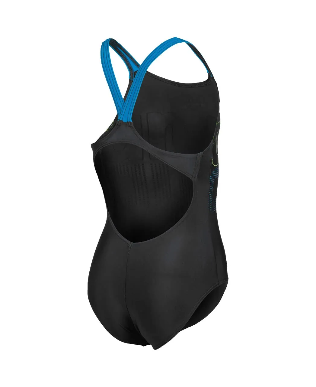 Arena V Back Graphic costume intero bambina Navy Freak Rose 10-11 anni