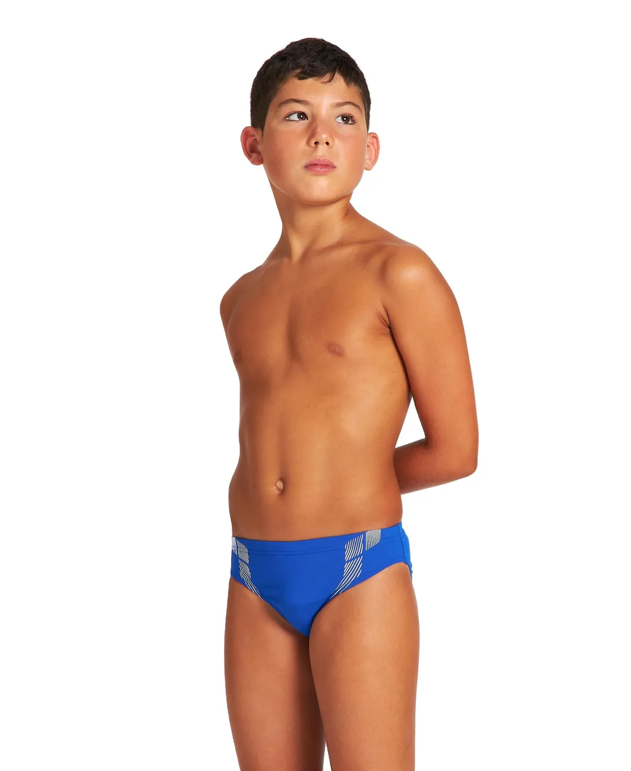 Arena Streak Jr slip nuoto bambino blu MaxLife UPF50+