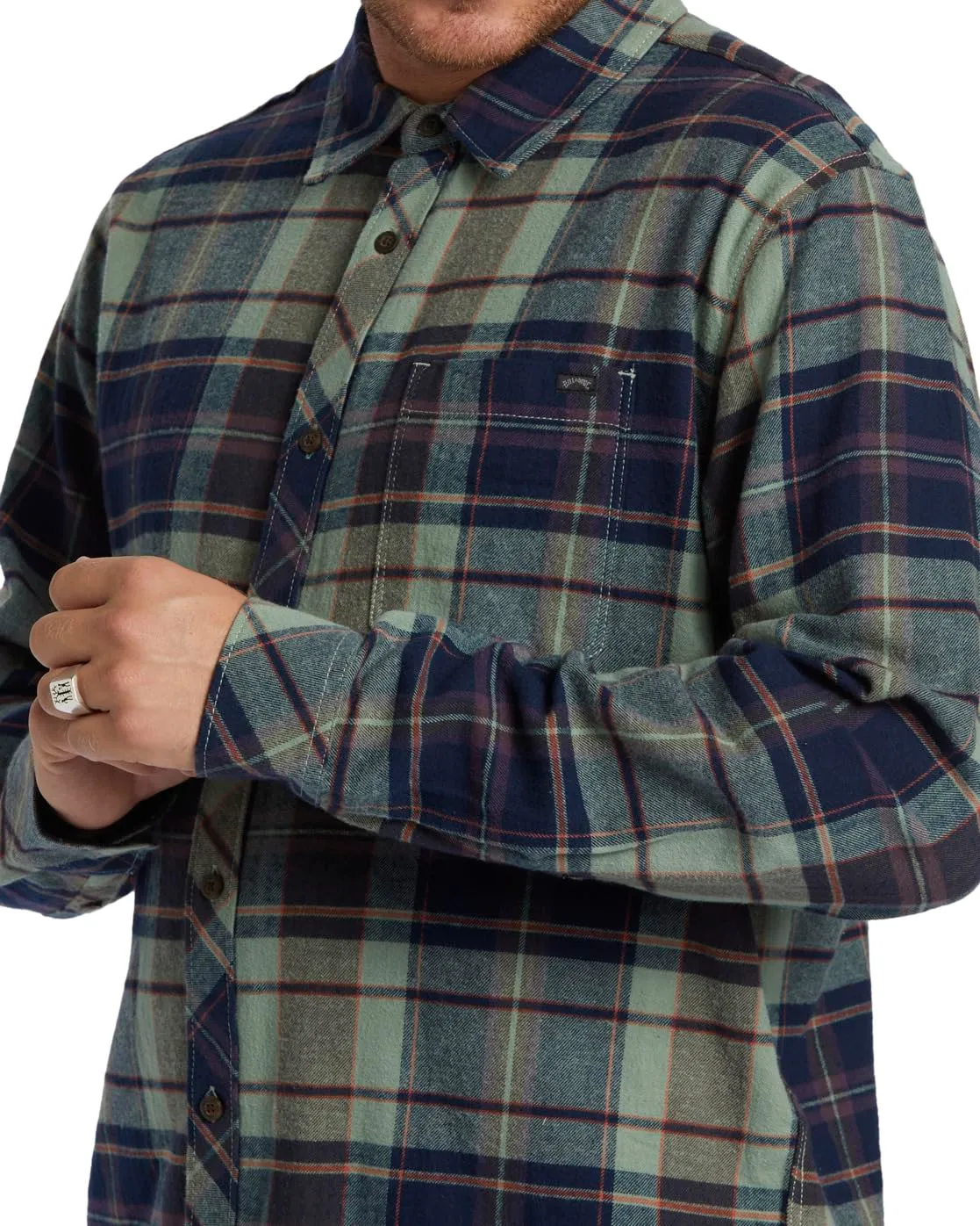 Billabong Coastline Flannel camicia uomo flanella calda