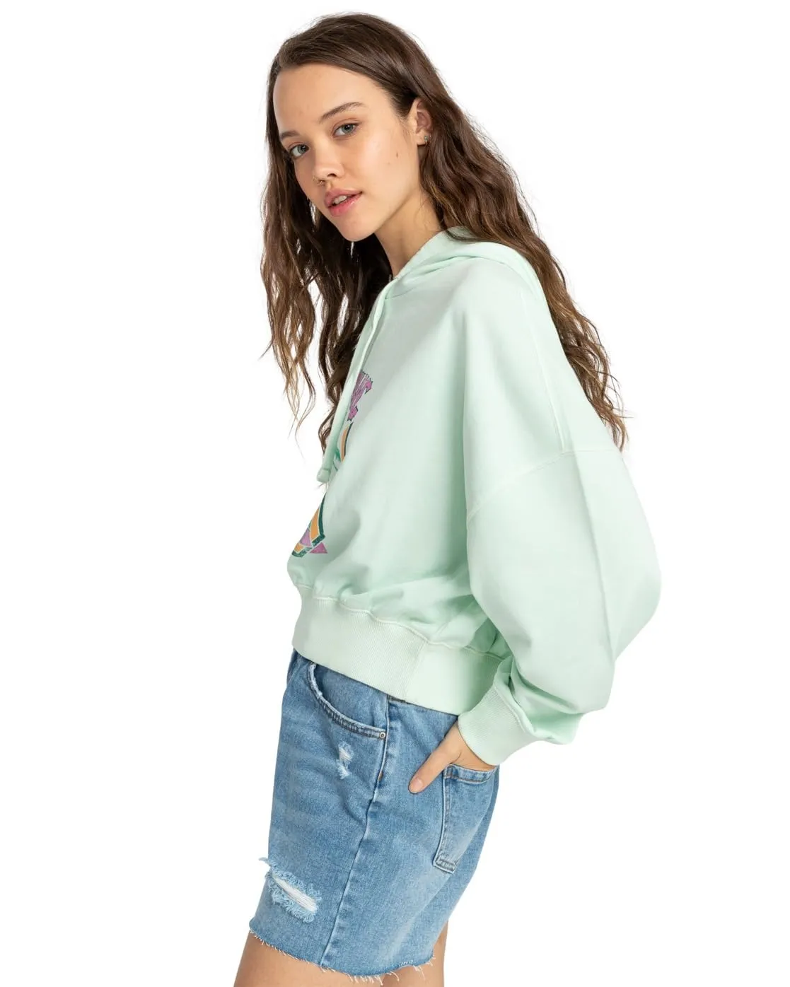 Billabong All Time Fleece felpa donna in cotone riciclato