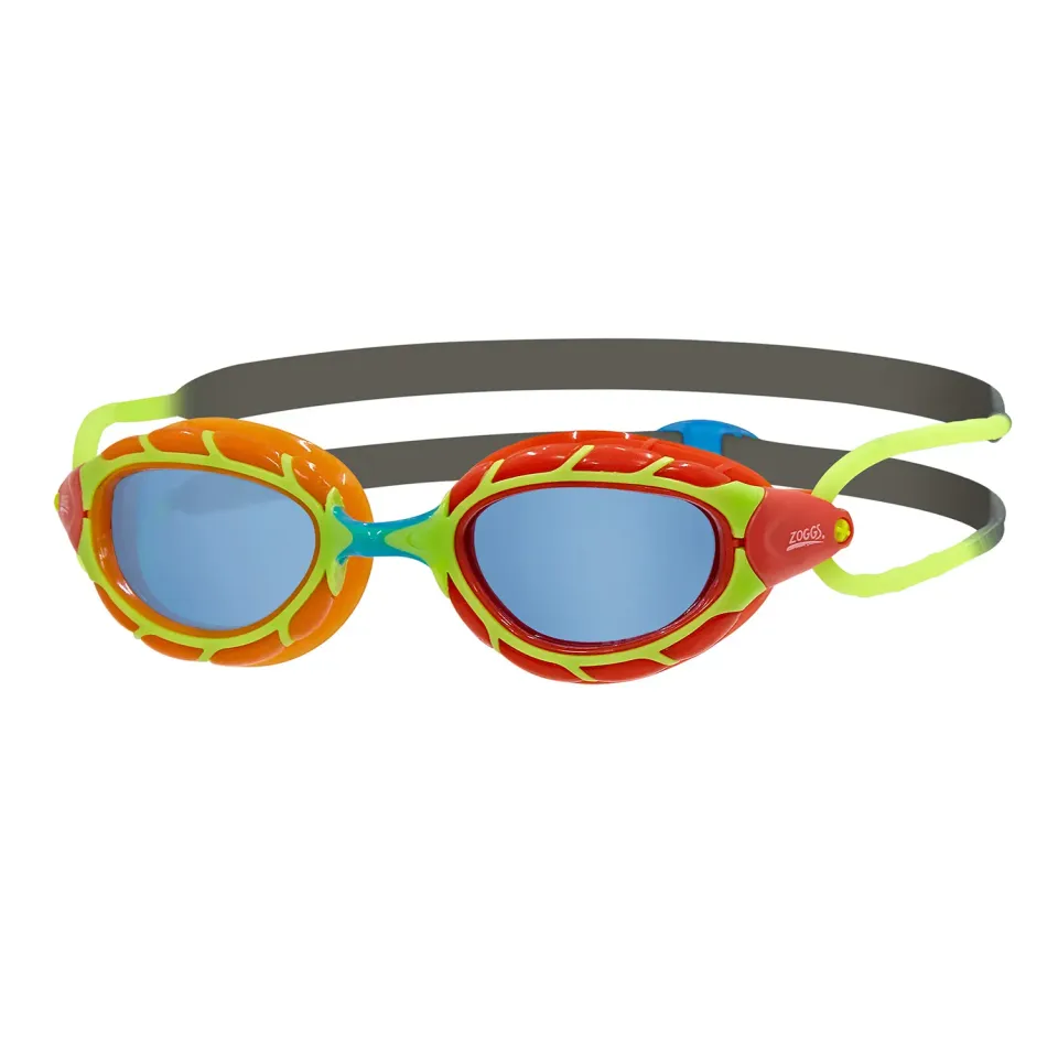 Zoggs Predator Junior occhialini nuoto arancione 6-14 anni antiappannamento