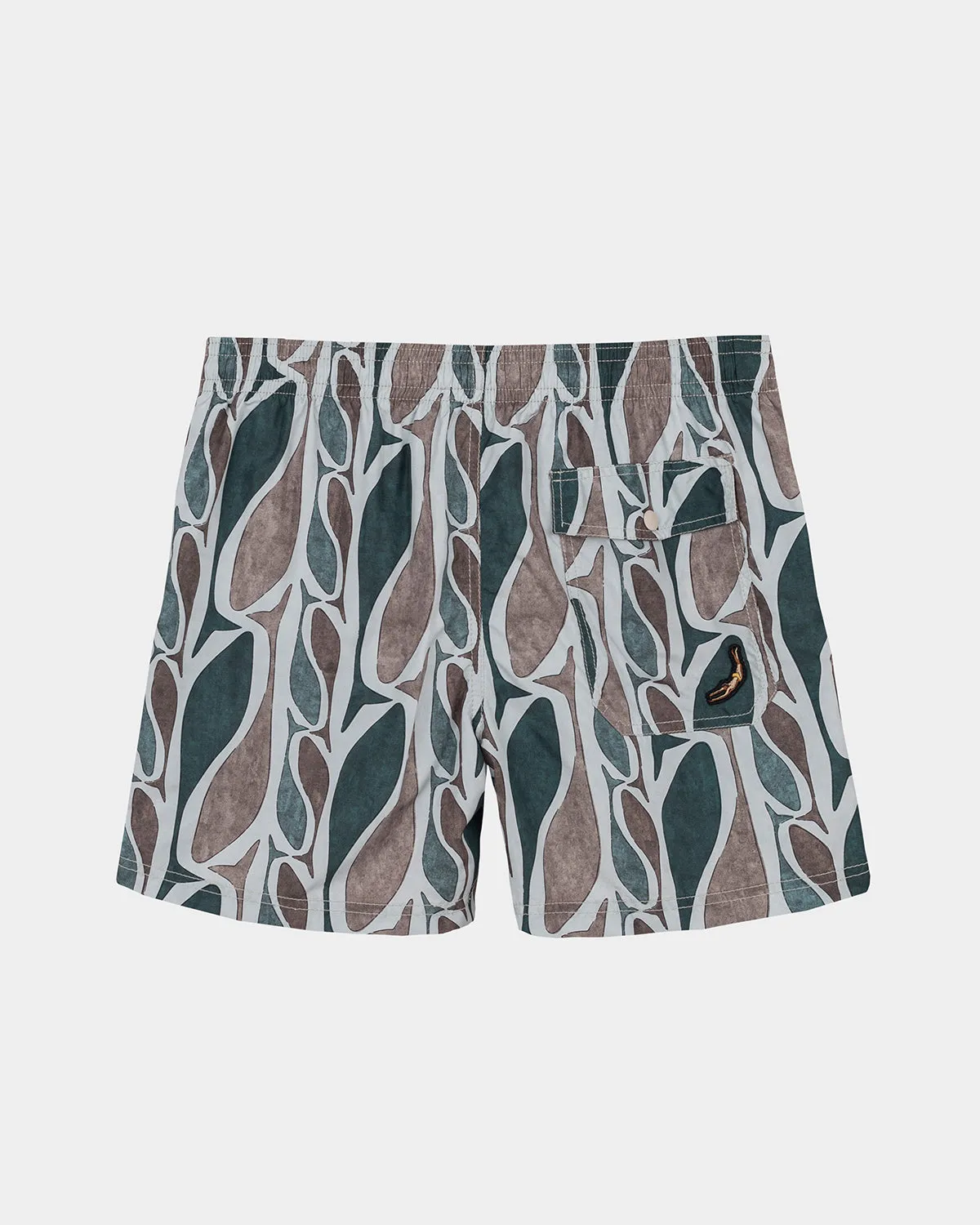 Mosso Sunwear costume boxer pesci verde riciclato