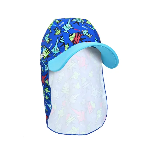 Zoggs Sea Saw Sun Hat Cappello Sole Bambino UPF50+ Blu