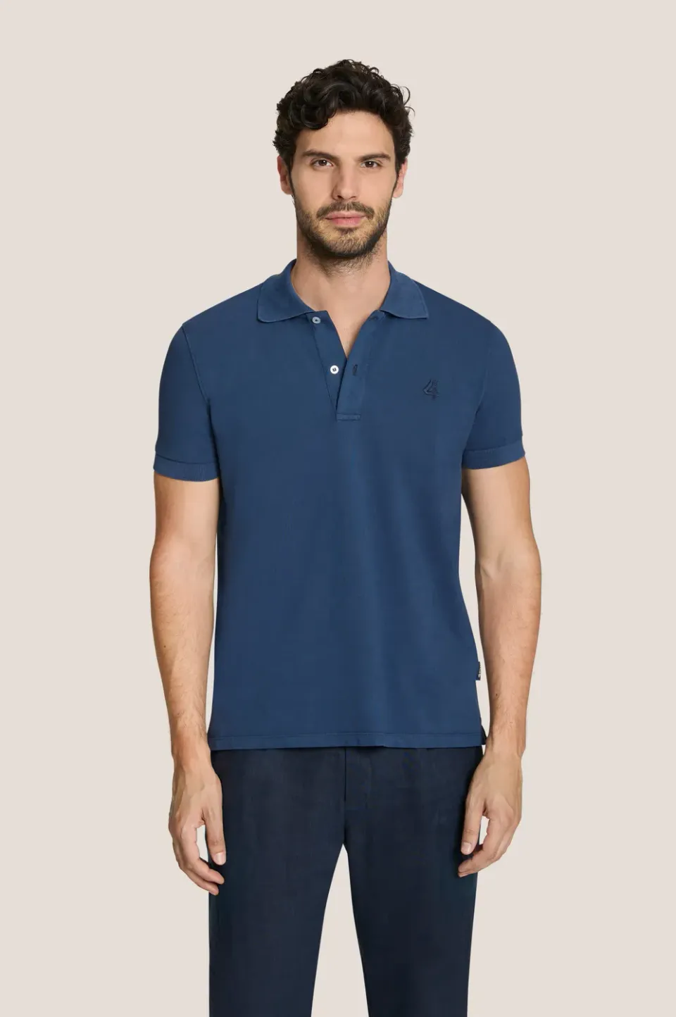 4 Giveness Tinto Old Basic polo uomo off white