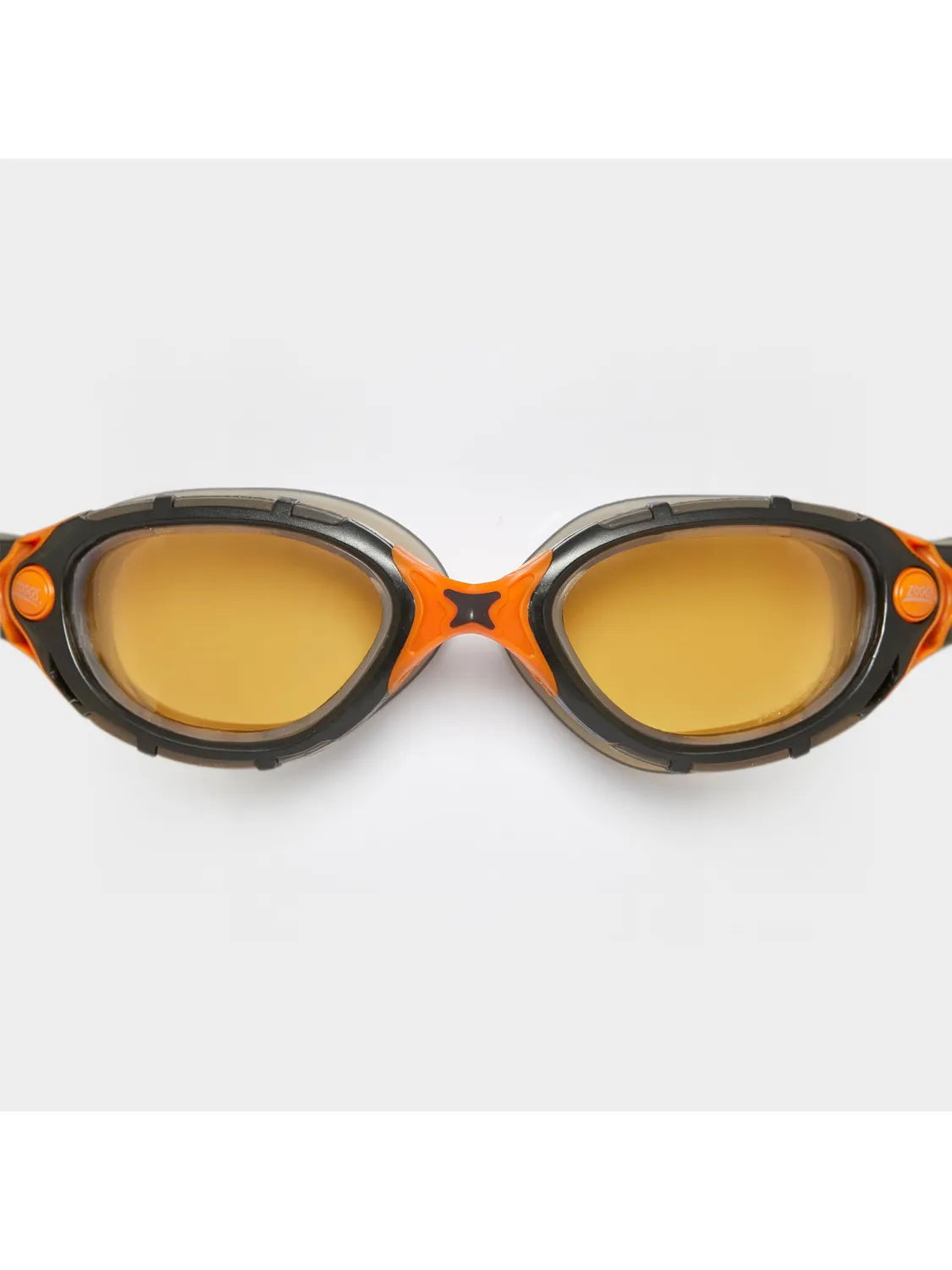 Zoggs Predator Flex occhialini polarizzati nero arancio