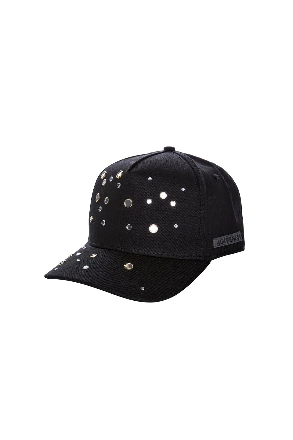 4 Giveness cappello visiera cotone var. unica strass