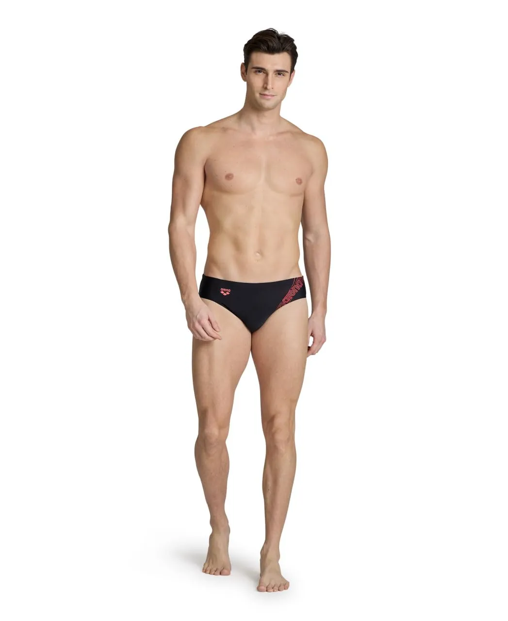 Arena Dreamy costume slip uomo black turchese