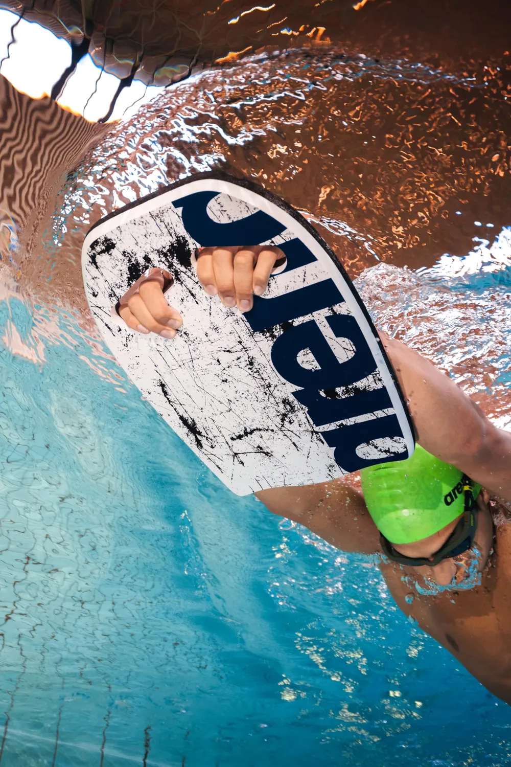 Arena Kick Board tavoletta nuoto adulti silver EVA