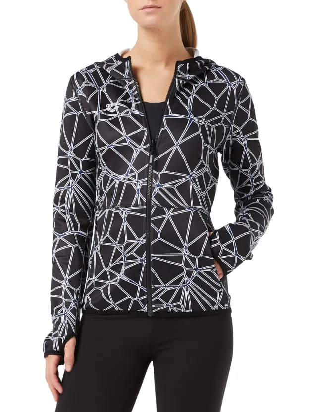 Arena Hooded Spacer giacca reversibile donna con cappuccio
