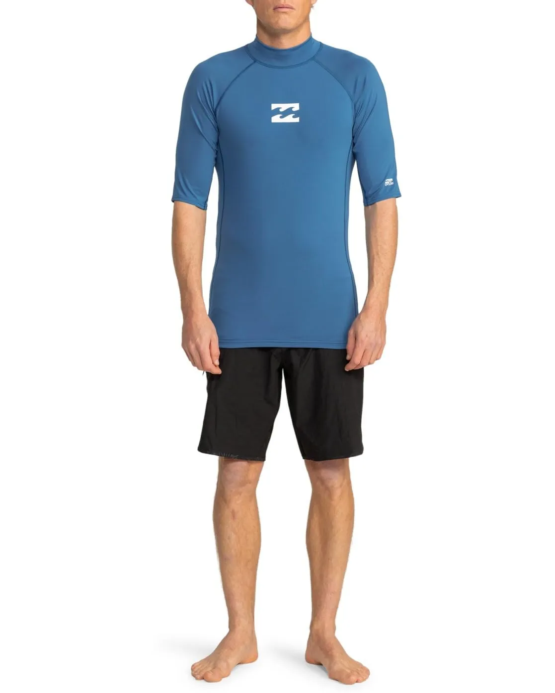 Billabong Waves All Day rash guard uomo blu