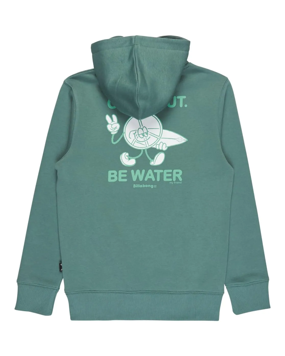 Billabong Foundation Po Kids felpa bambino 12 anni blu ardesia pile