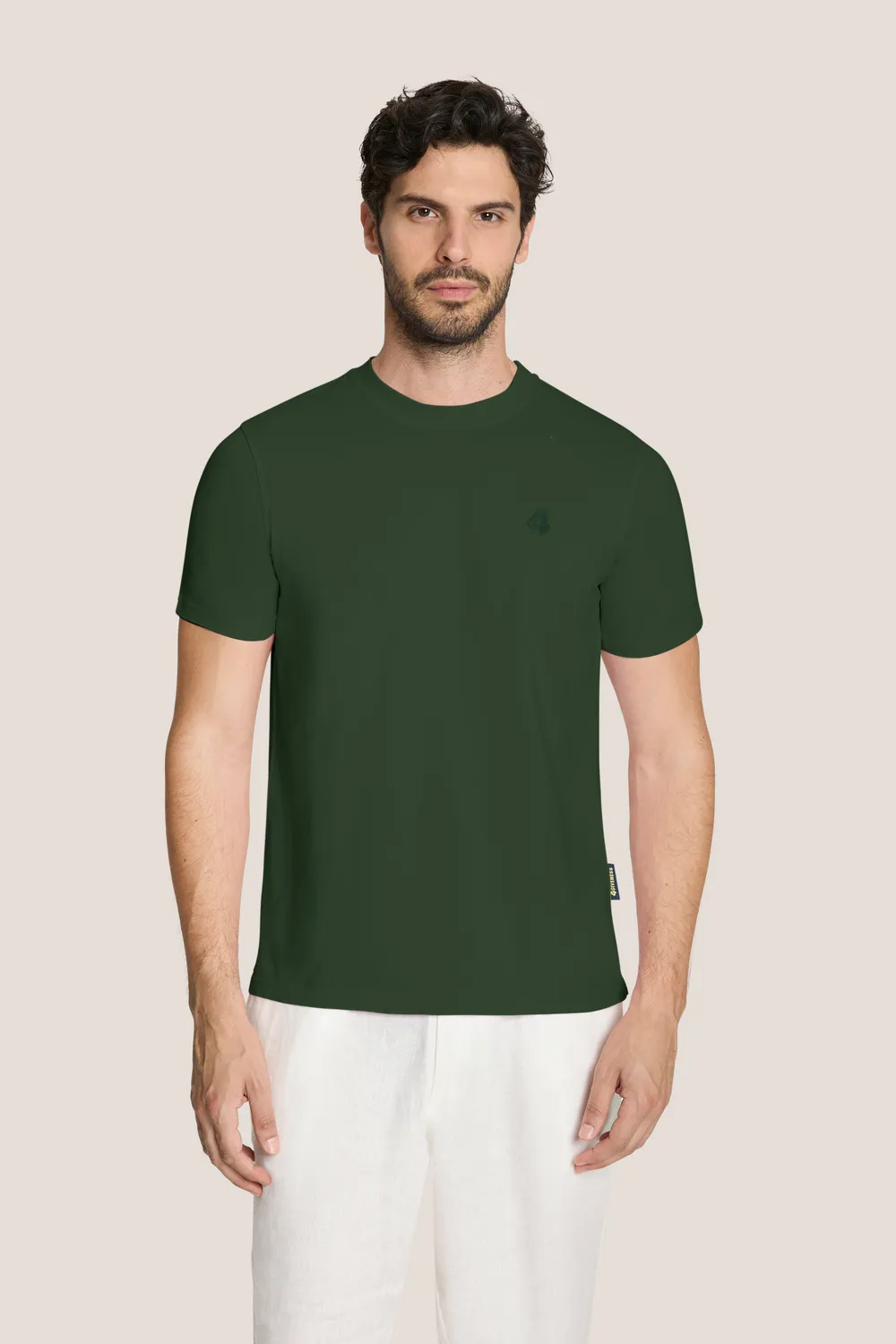 4 Giveness T-Shirt Tinto Old Basic Color Uomo Cotone