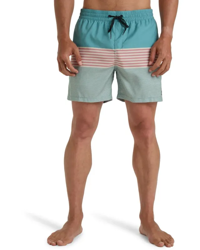 Billabong All Day Stripe LB boxer uomo L dusty teal mare