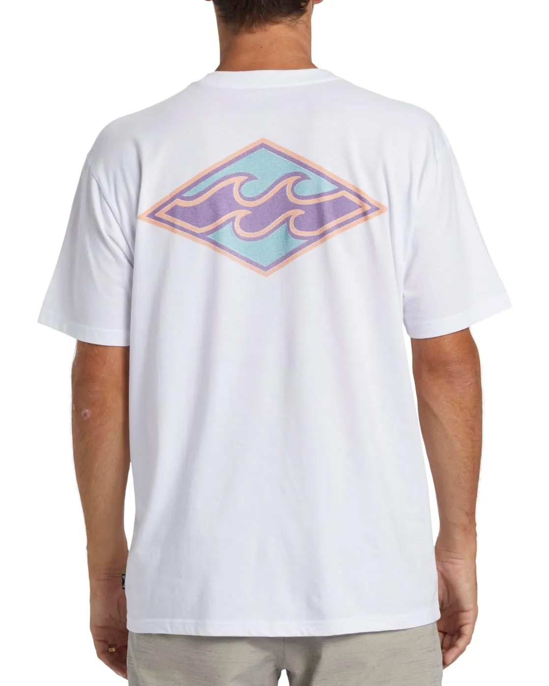 Billabong Crayon Wave SS t-shirt uomo Coastal lavaggio soft
