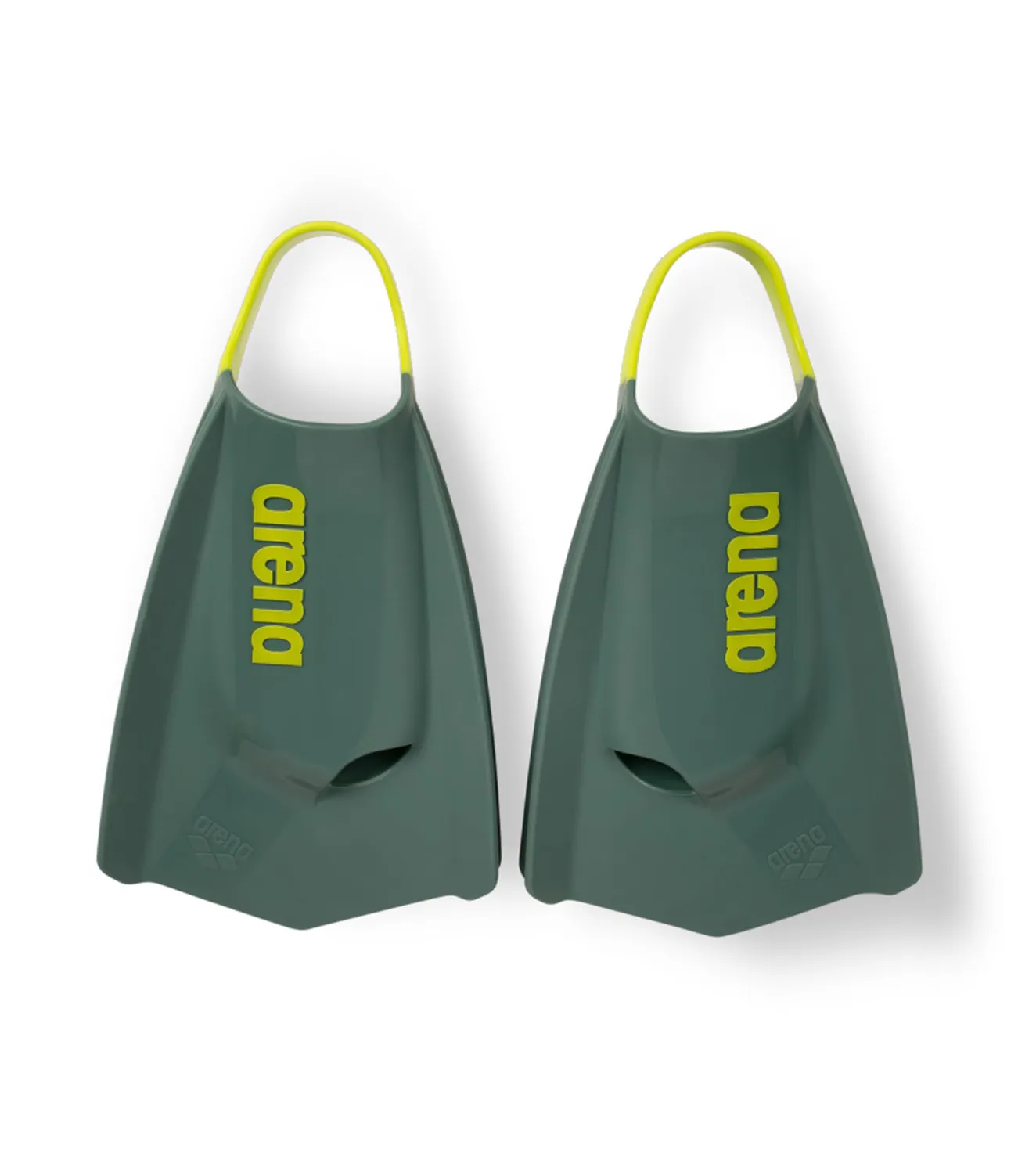 Arena Powerfin Pro II pinne nuoto silicone lime lama corta