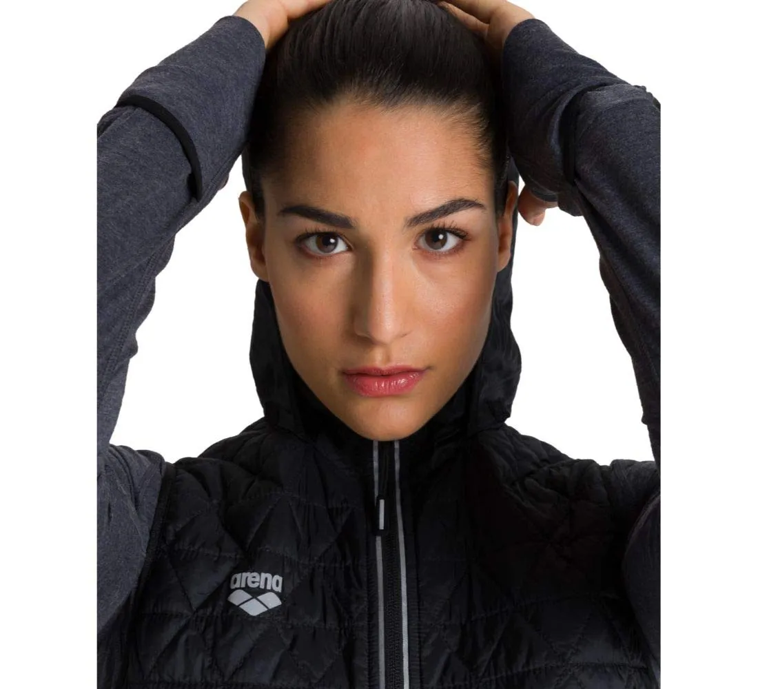 Arena Padded Gilet smanicato running donna nero XS