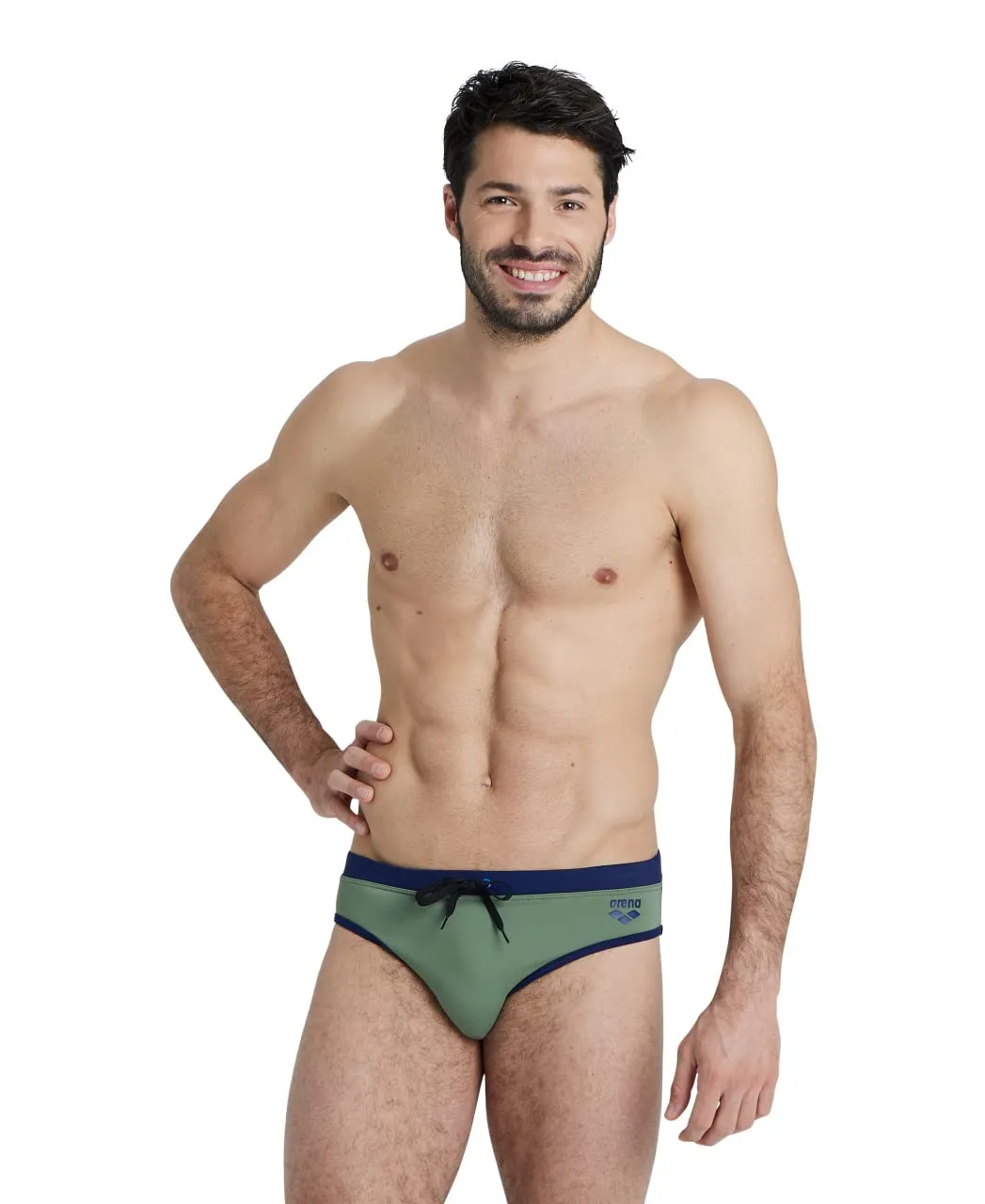 Arena Fundamentals Borders Brief slip uomo sgambato