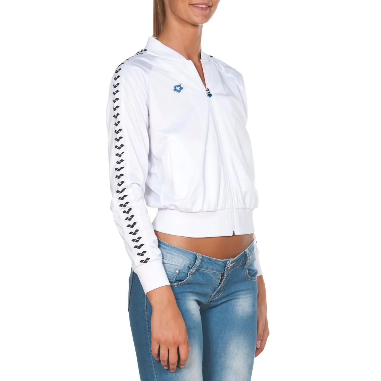 Arena Icons Relax Team giacca donna con zip tasche laterali