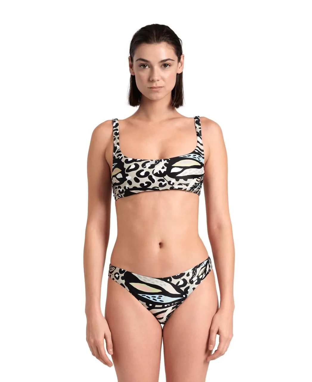 Arena Water Print bikini bralette coppe removibili
