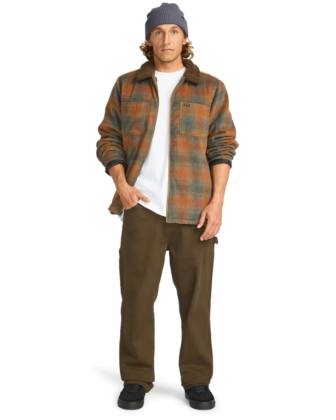 Billabong Hills Sherpa Gilet Uomo in Pile