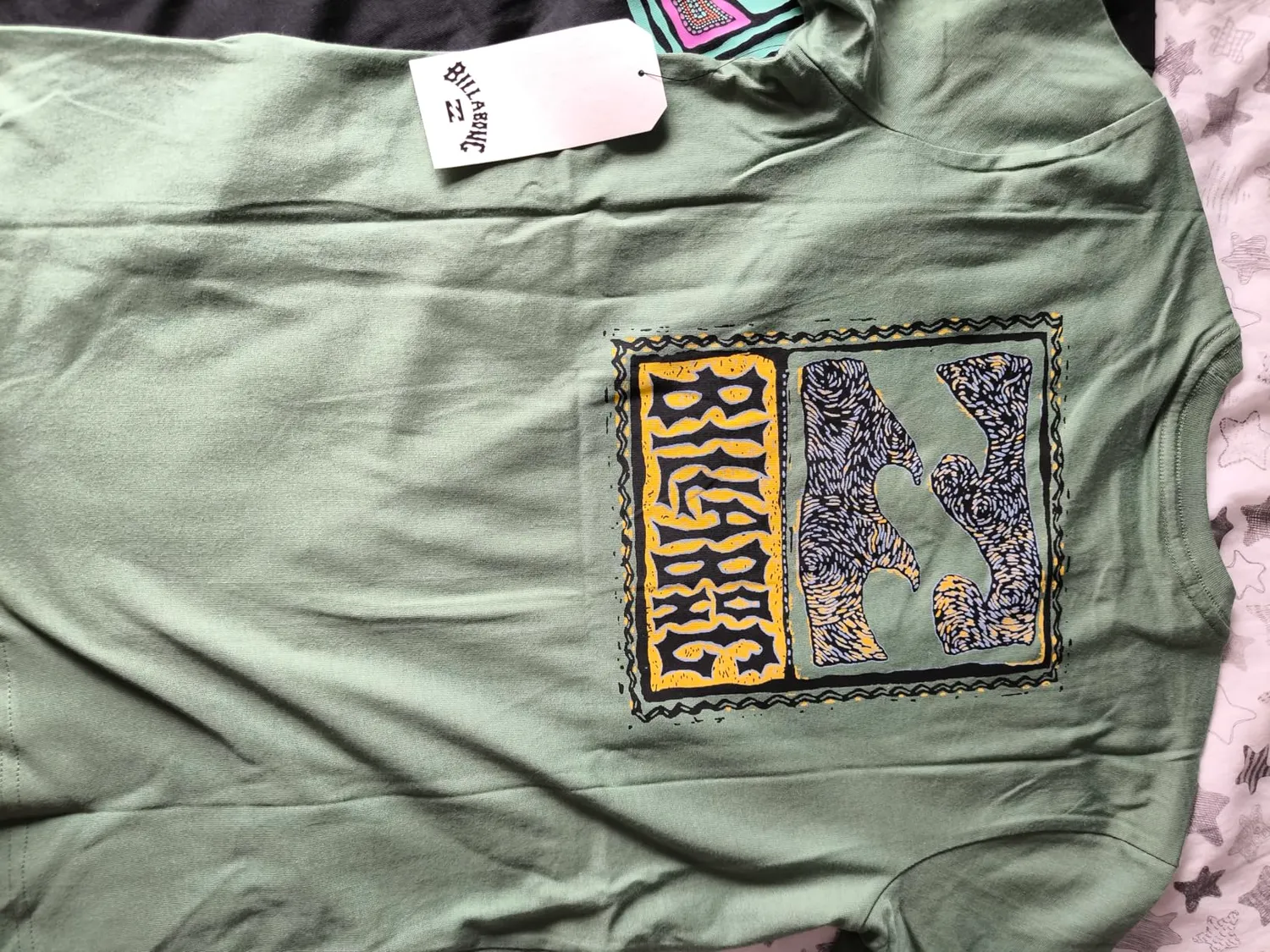 Billabong Stamp SS T-Shirt Bambino 12 Anni Nero Cotone