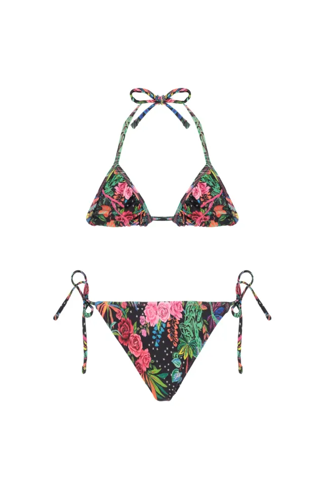 4 Giveness Bikini Triangolo bambina lacci variante unica practical