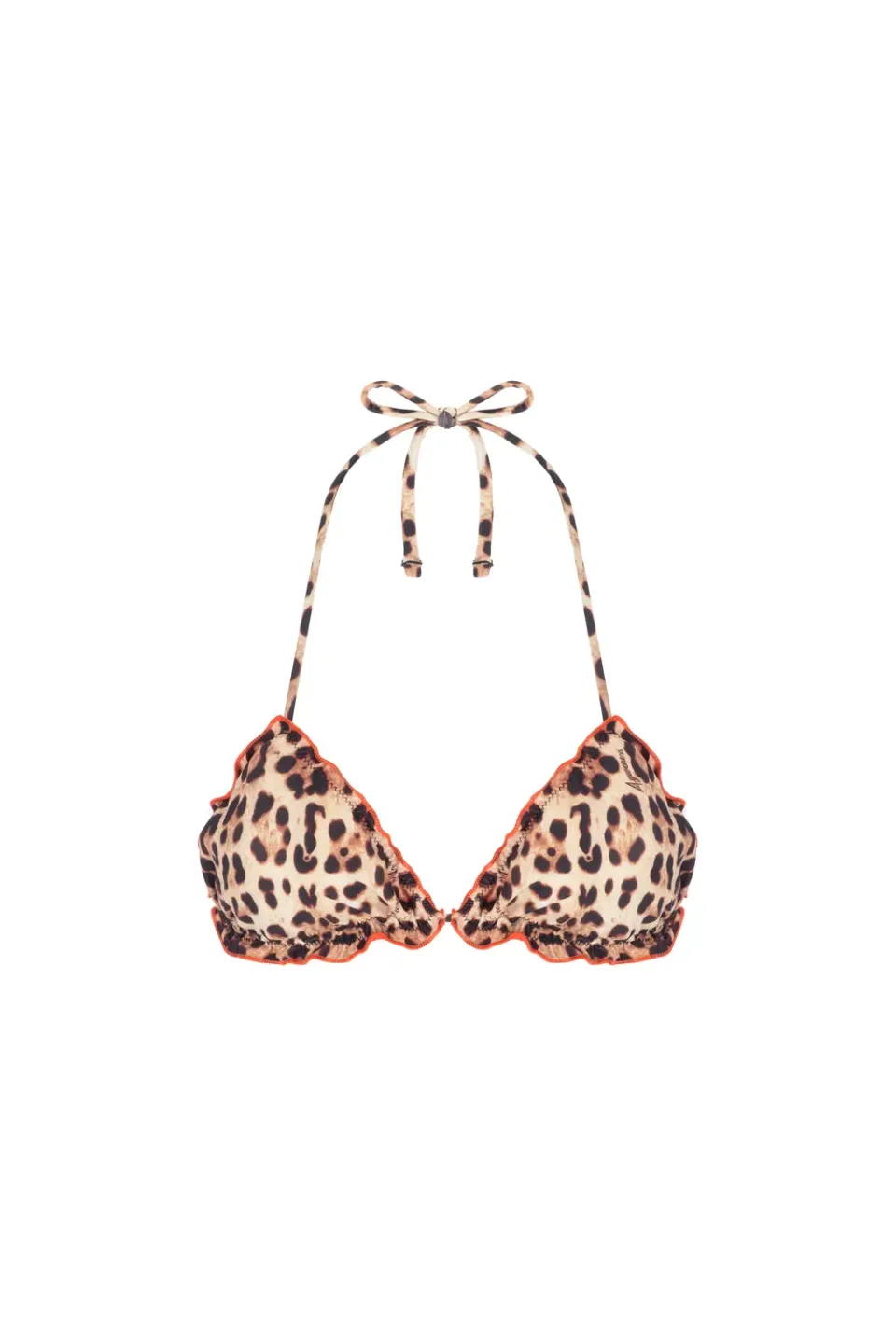 4 Giveness Exchange Leo Triangolo Top Bikini Animalier