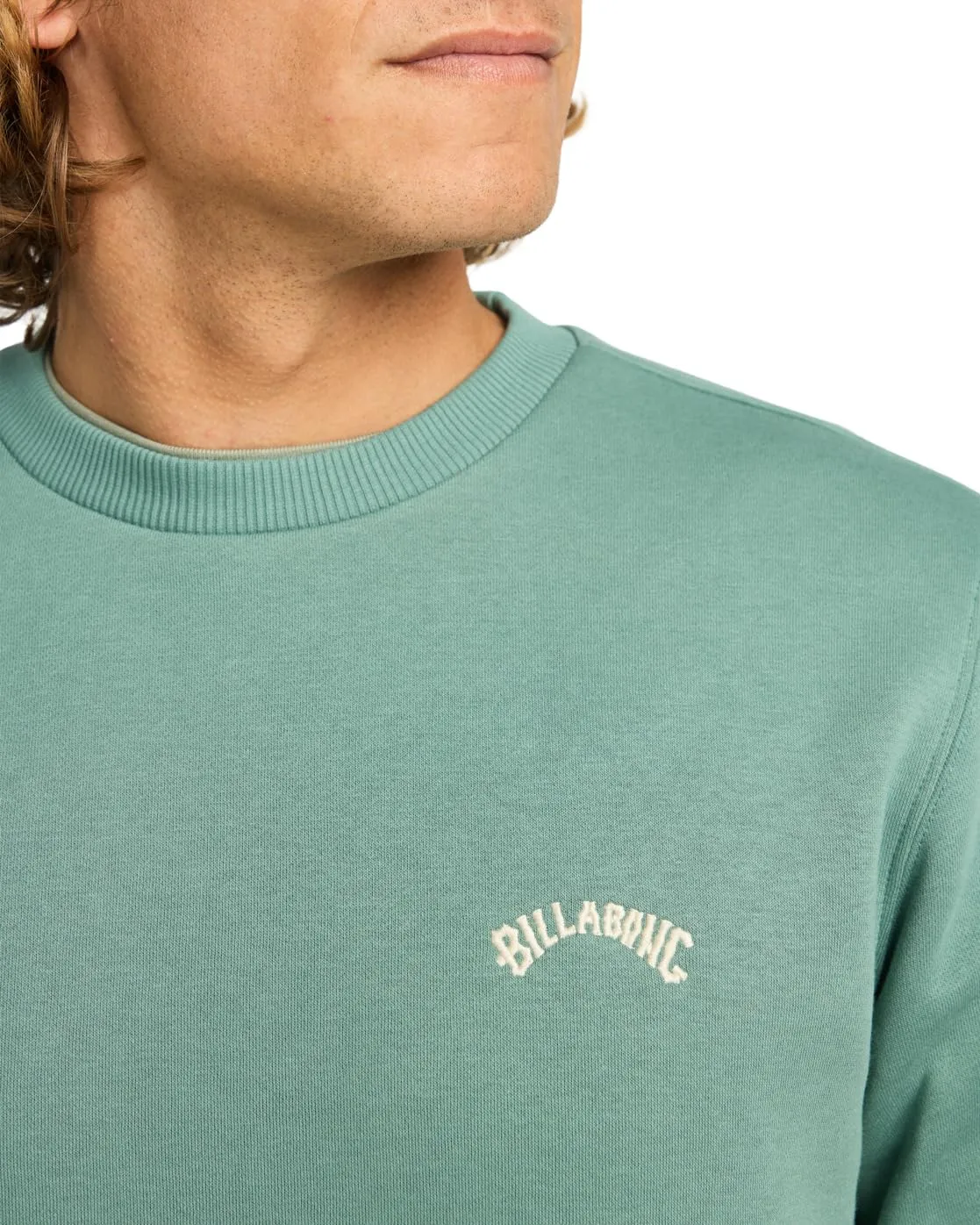 Billabong Arch CR felpa uomo nera girocollo felpato