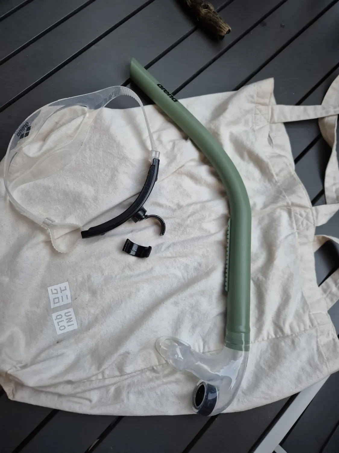 Arena Swim Snorkel III boccaglio nuoto nero valvola
