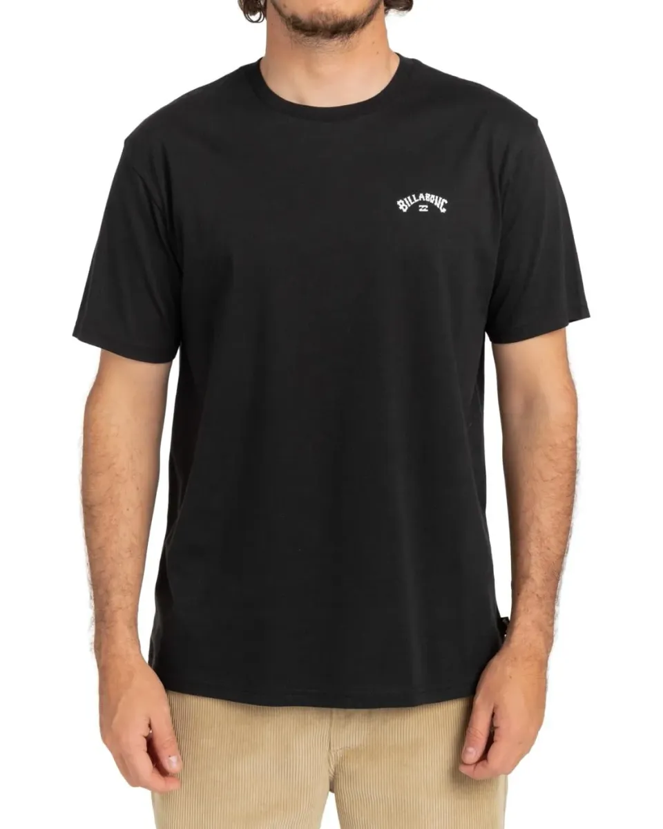 Billabong Arch Wave SS Screen Tee t-shirt ragazzo nero 14 anni cotone
