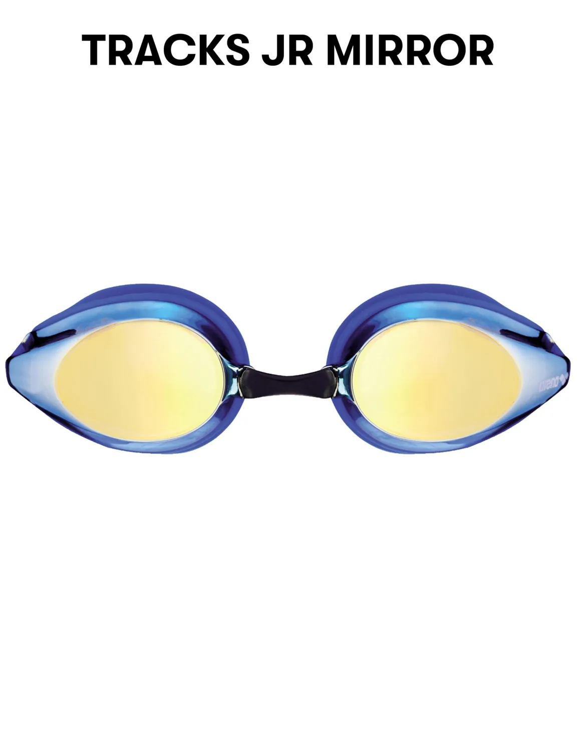 Arena Tracks Junior Mirror occhialini gara bimbi blu specchiati