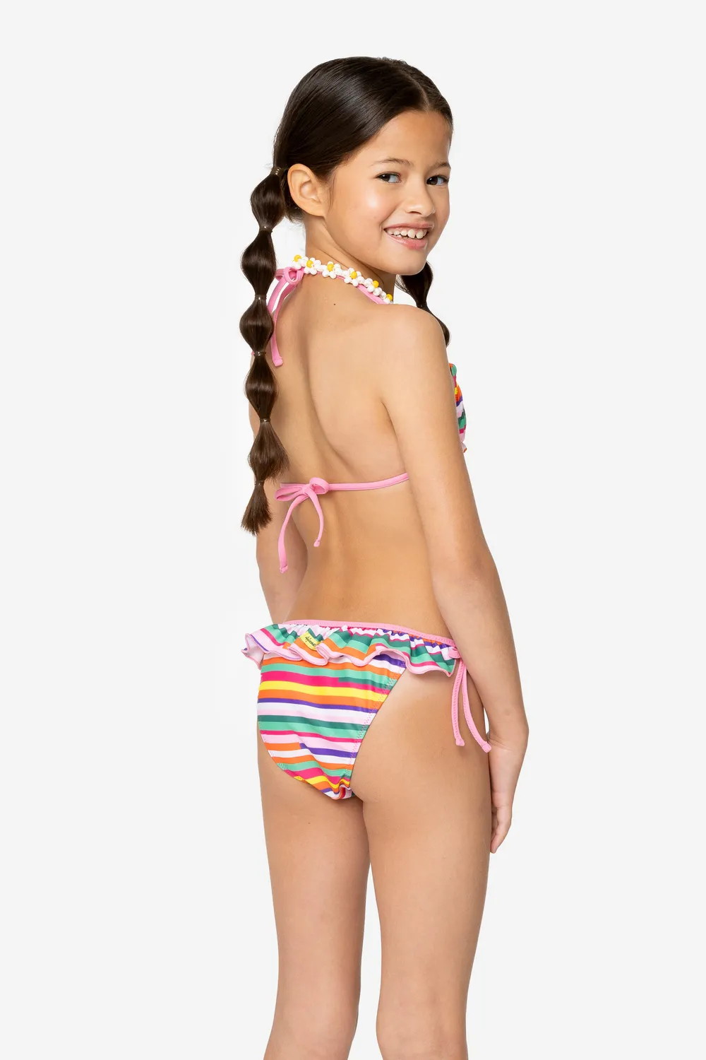 4 Giveness Latino bikini bimba righe 8 anni