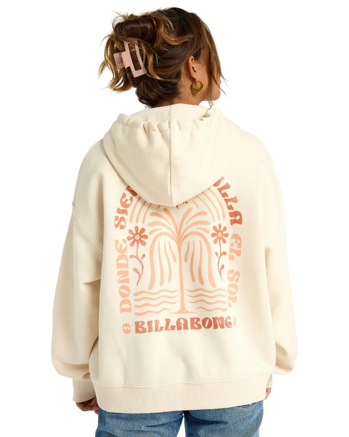 Billabong El Sol felpa donna girocollo con stampa