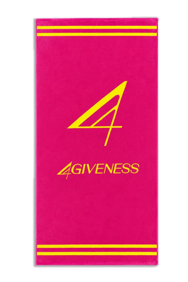 4Giveness Boho Chic telo mare spugna 100x180 fuxia