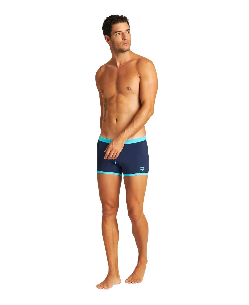 Arena Fundamentals Borders boxer uomo 5 navy martinica