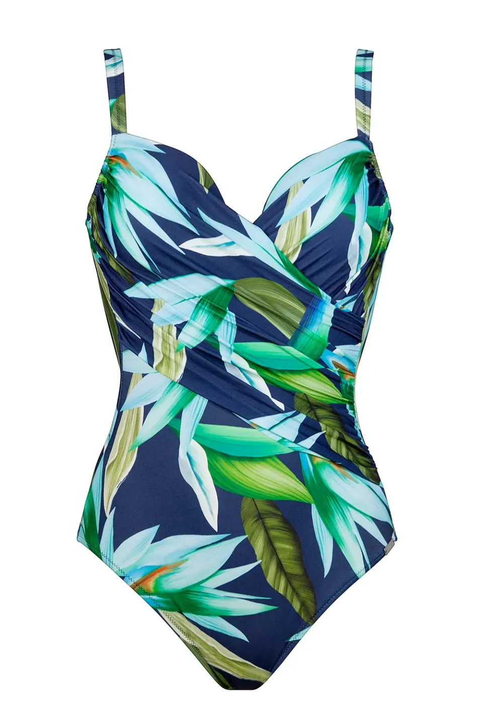 Charmline 1150 costume intero navy-aqua 2D contenitivo